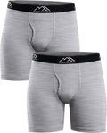 Merino Wool Underwear Mens Boxer Briefs - AllSeason Comfort