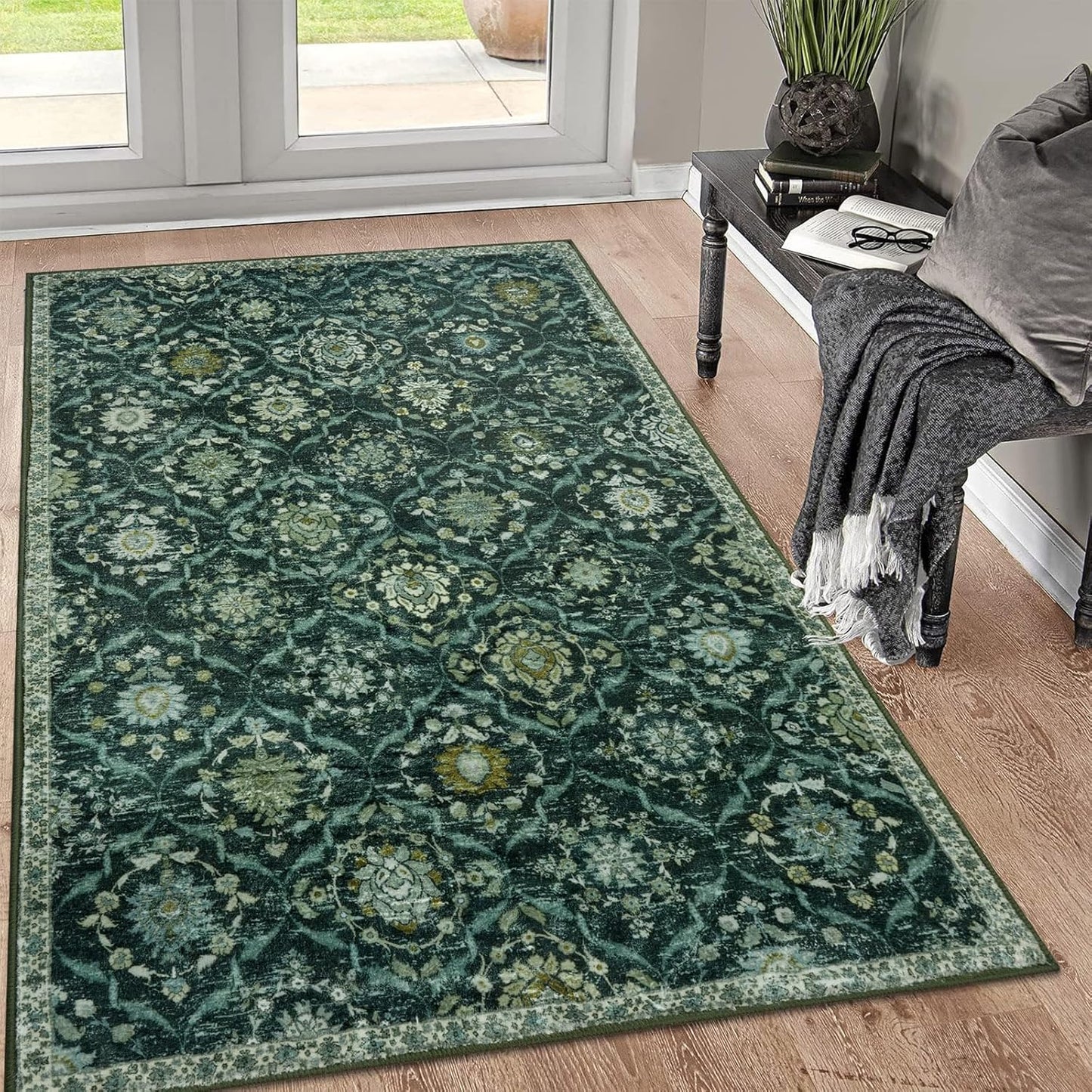 KILOCOCO 3x5 Moroccan Super Soft Area Rug for Living Room