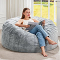 Bean Bag Chairs Giant Beanbag Chair with Memory Foam - Cozy Support
