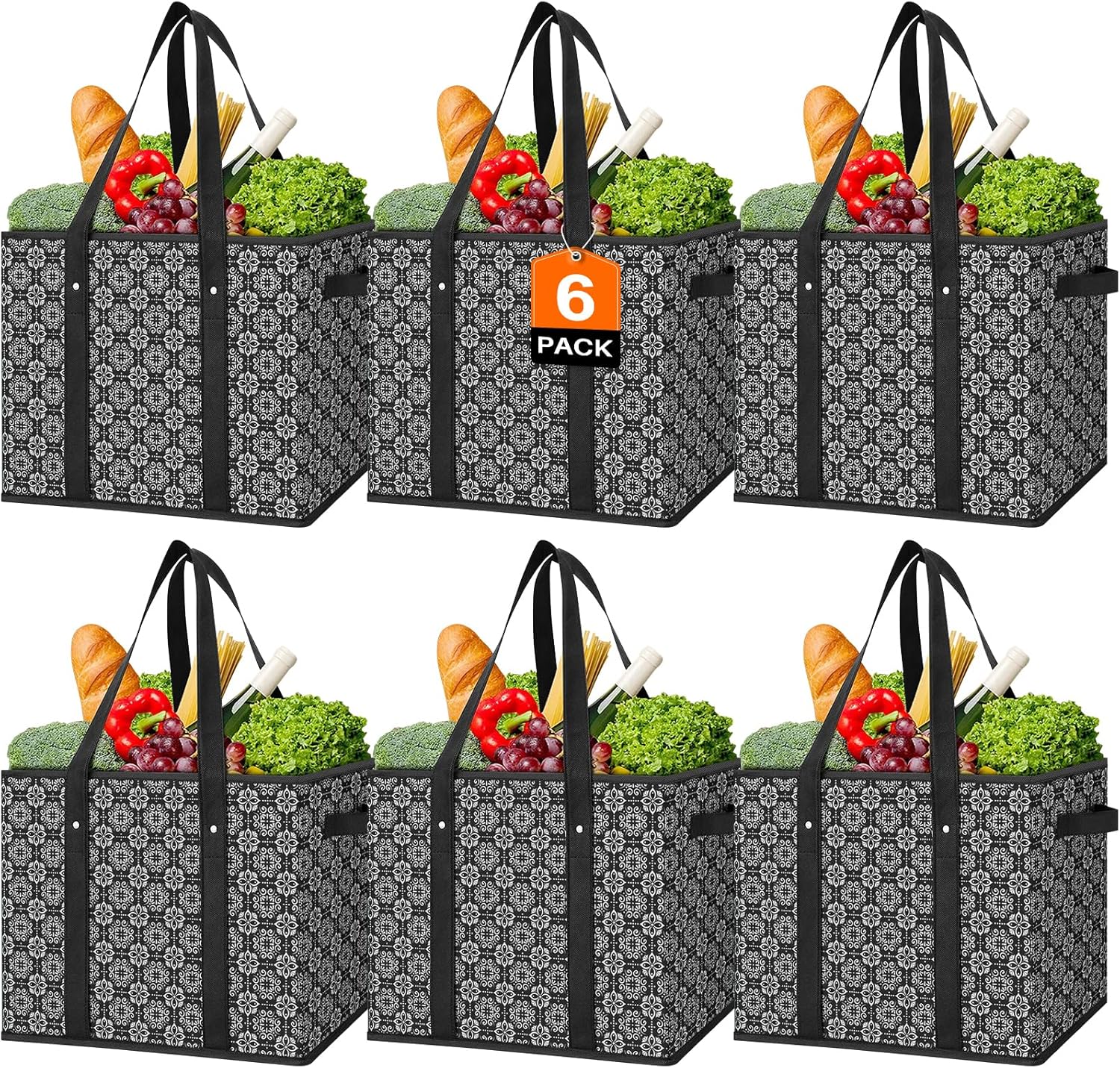Reusable Grocery Bags for Shopping, Picnics, and More
