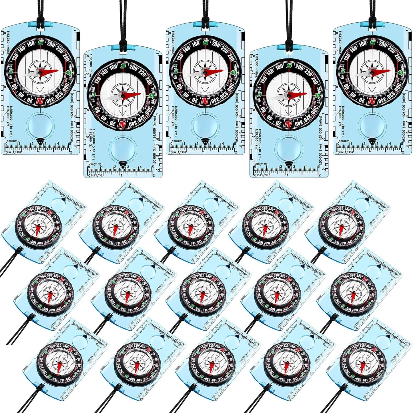 Geiserailie Acrylic Compass Set - Navigate with Ease!