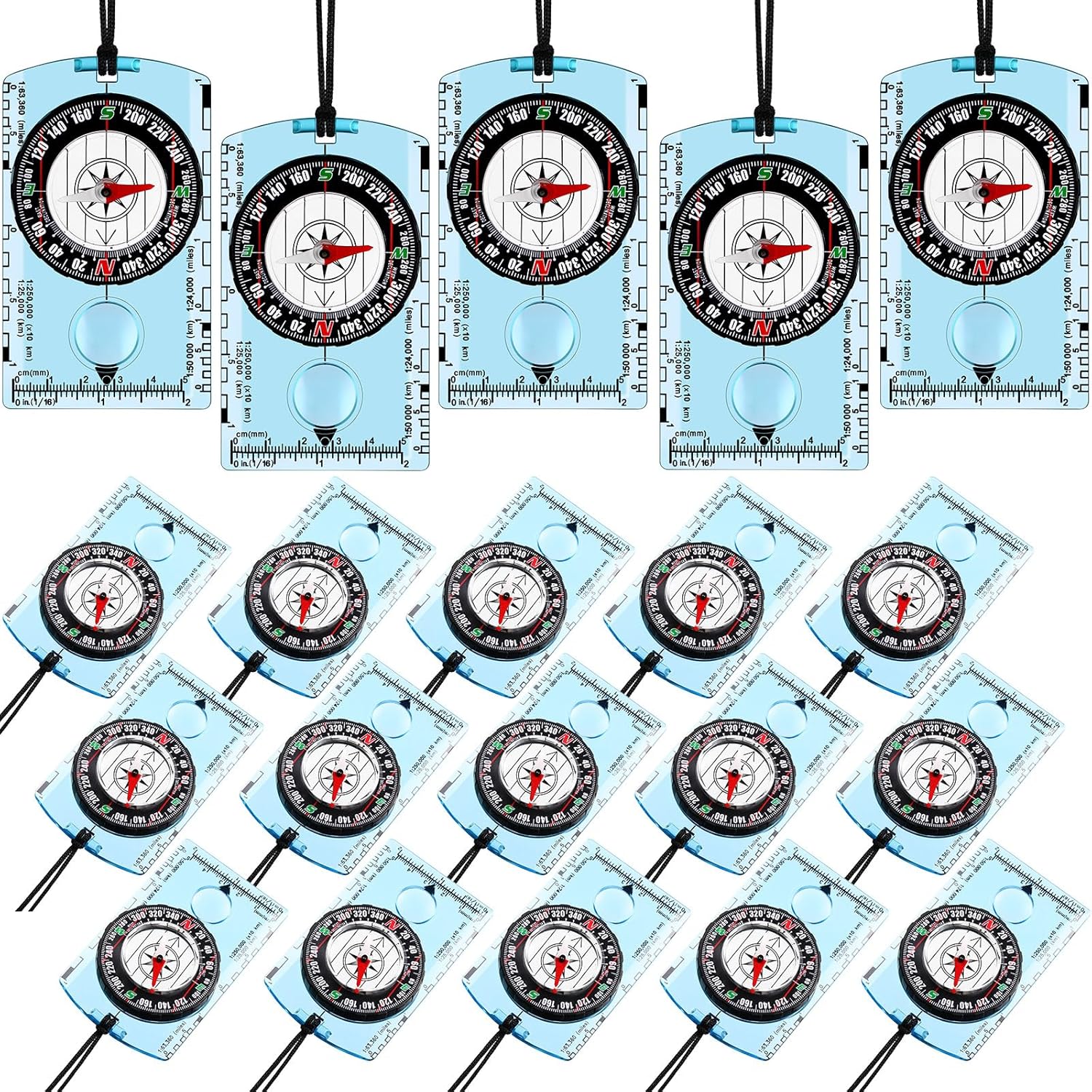 Geiserailie Acrylic Compass Set - Navigate with Ease!