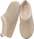 Women's Suede Slipper Short Ankle Boots - Faux Fur Lined Comfort
