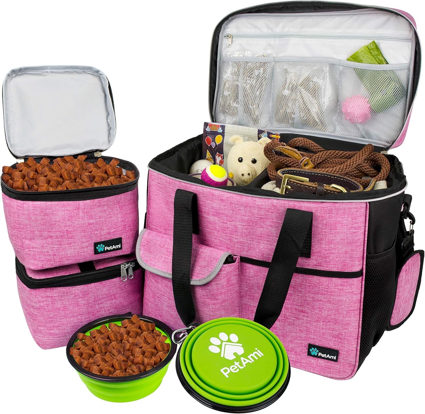 PetAmi Dog Travel Bag - Perfect Organizer for Pets