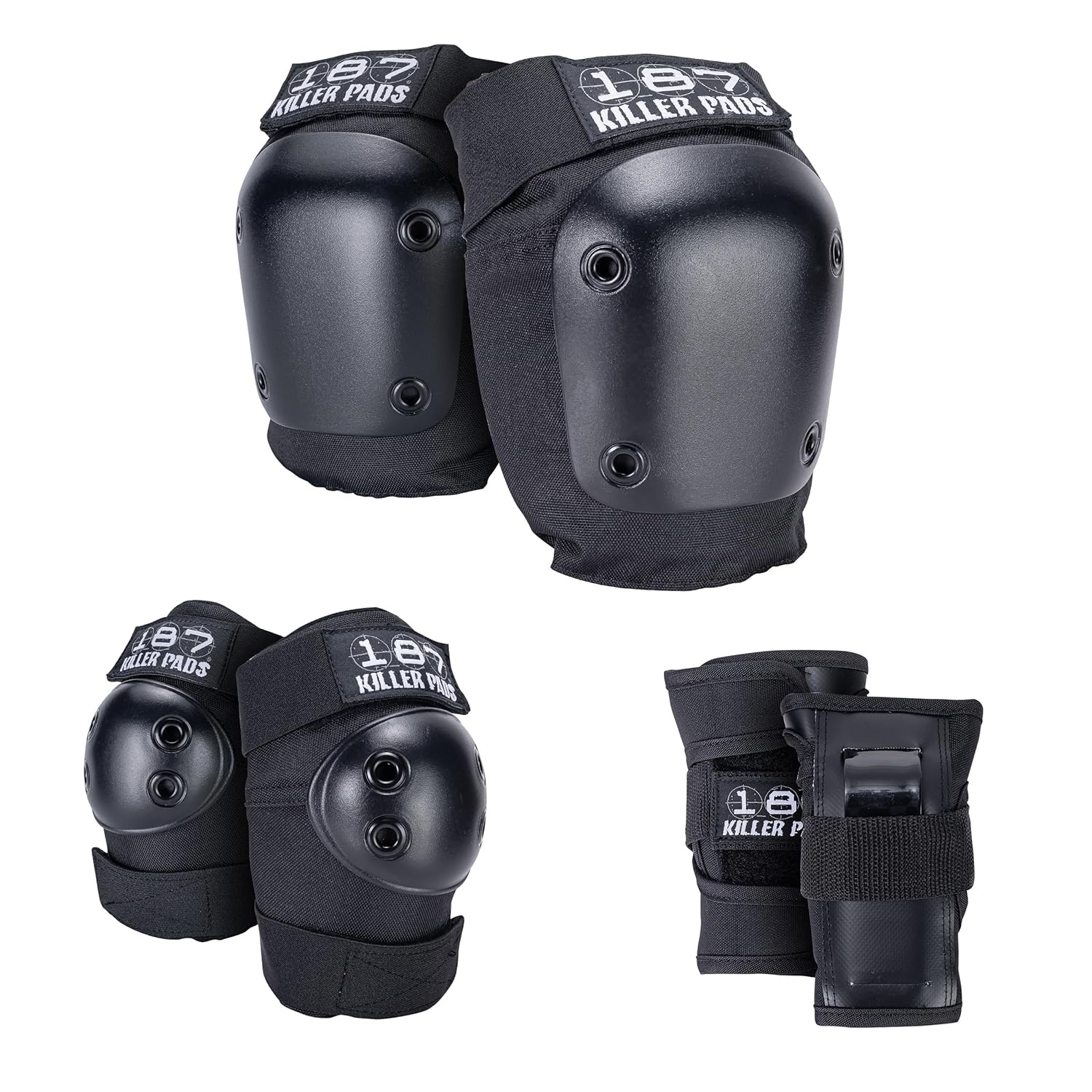187 Killer Pads Six Pack Pad Set for Skateboarding and More