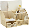 Annova Mesh Desk Organizer with 7 Compartments + Drawer - Tidy Desk