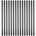 38 in Grooved Aluminum Deck Balusters 25-Pack - Matte Black