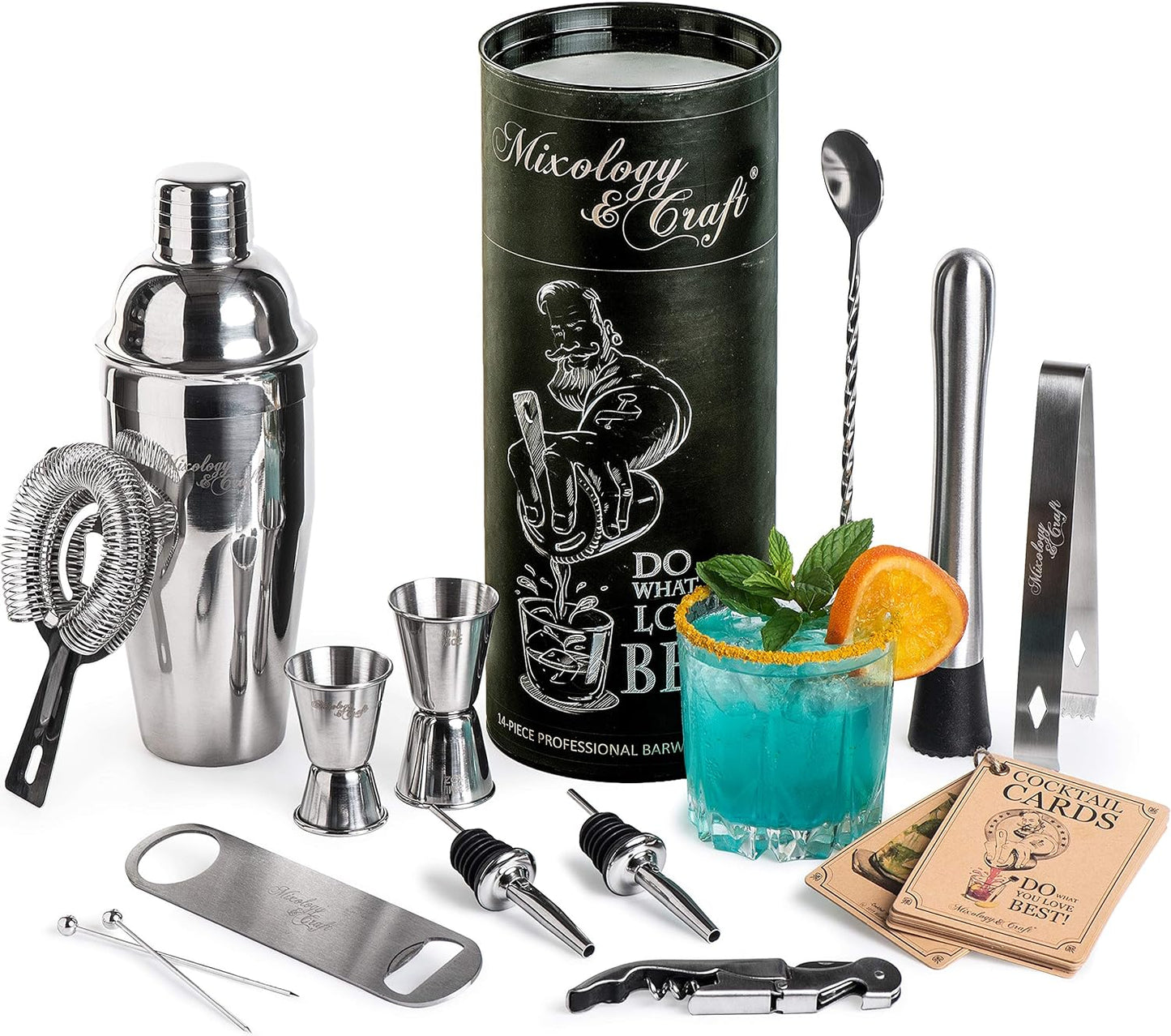 Ultimate Mixology Bartender Kit - Shake, Stir, and Serve in Style