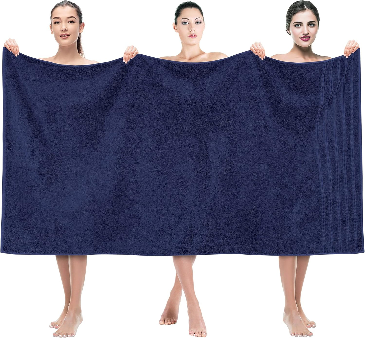 Oversized Luxury Bath Towels 35x70 in 100% Cotton for Comfort