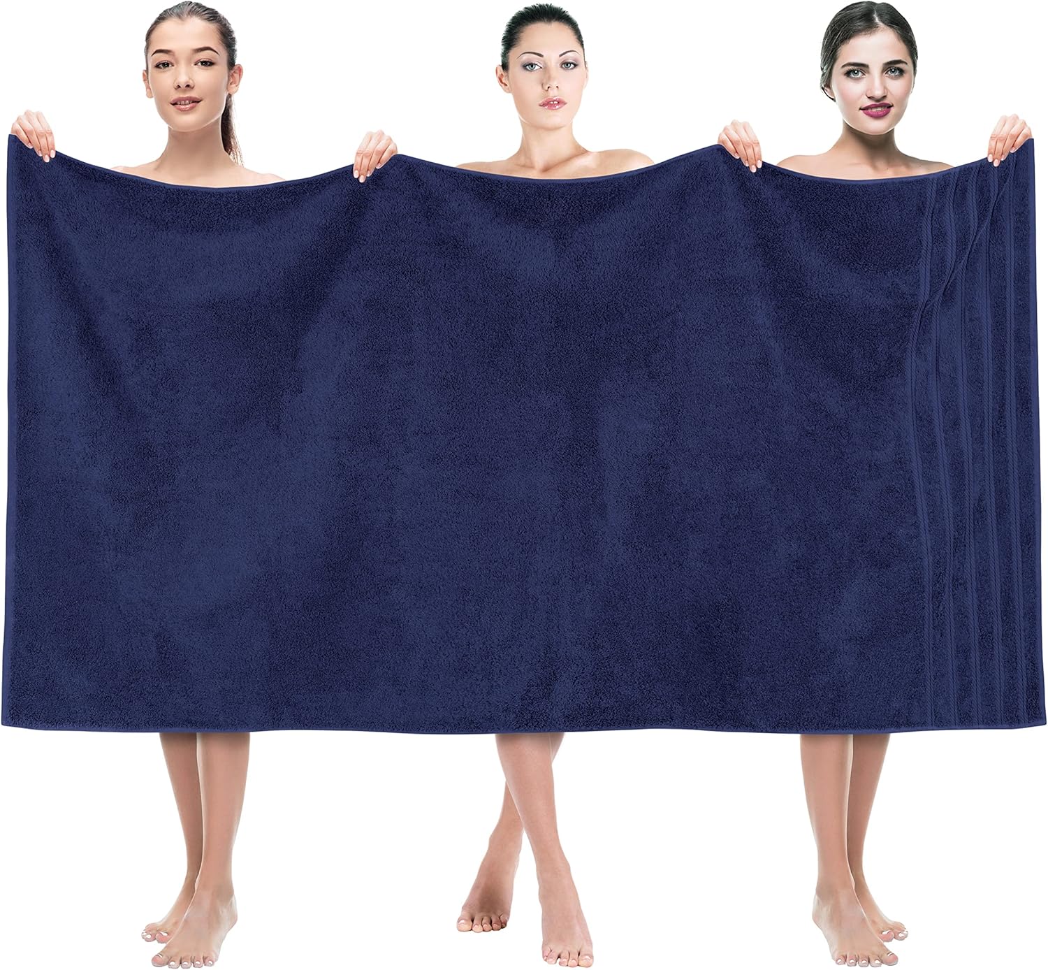Oversized Luxury Bath Towels 35x70 in 100% Cotton for Comfort
