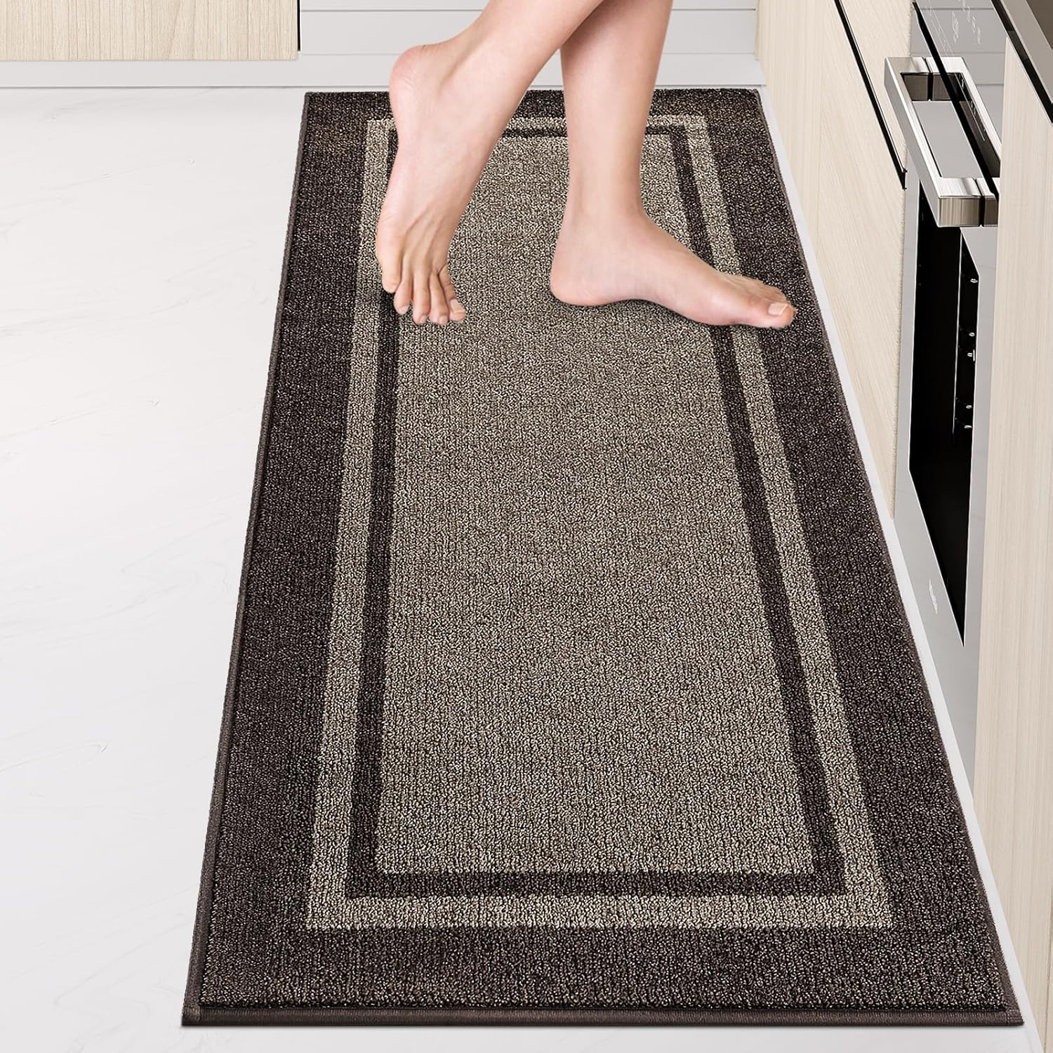 Non-Slip Kitchen Rugs 24in x 70in for Comfort and Safety