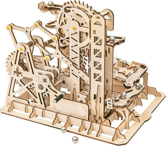 Rowood 3D Marble Run Craft Toy - Build Tower Coaster!