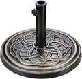 Heavy Duty Round Umbrella Base for Patio by Simple Deluxe