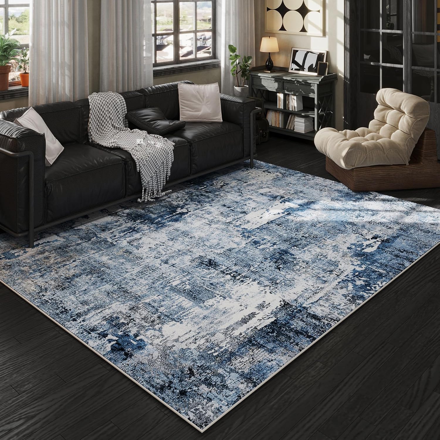 6x9 Washable Boho Rug Soft Area Rug for Living Room and Kids
