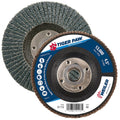 Tiger Paw 4-1/2 in Zirconium Flap Disc 40Z - Fast Edge Grinding