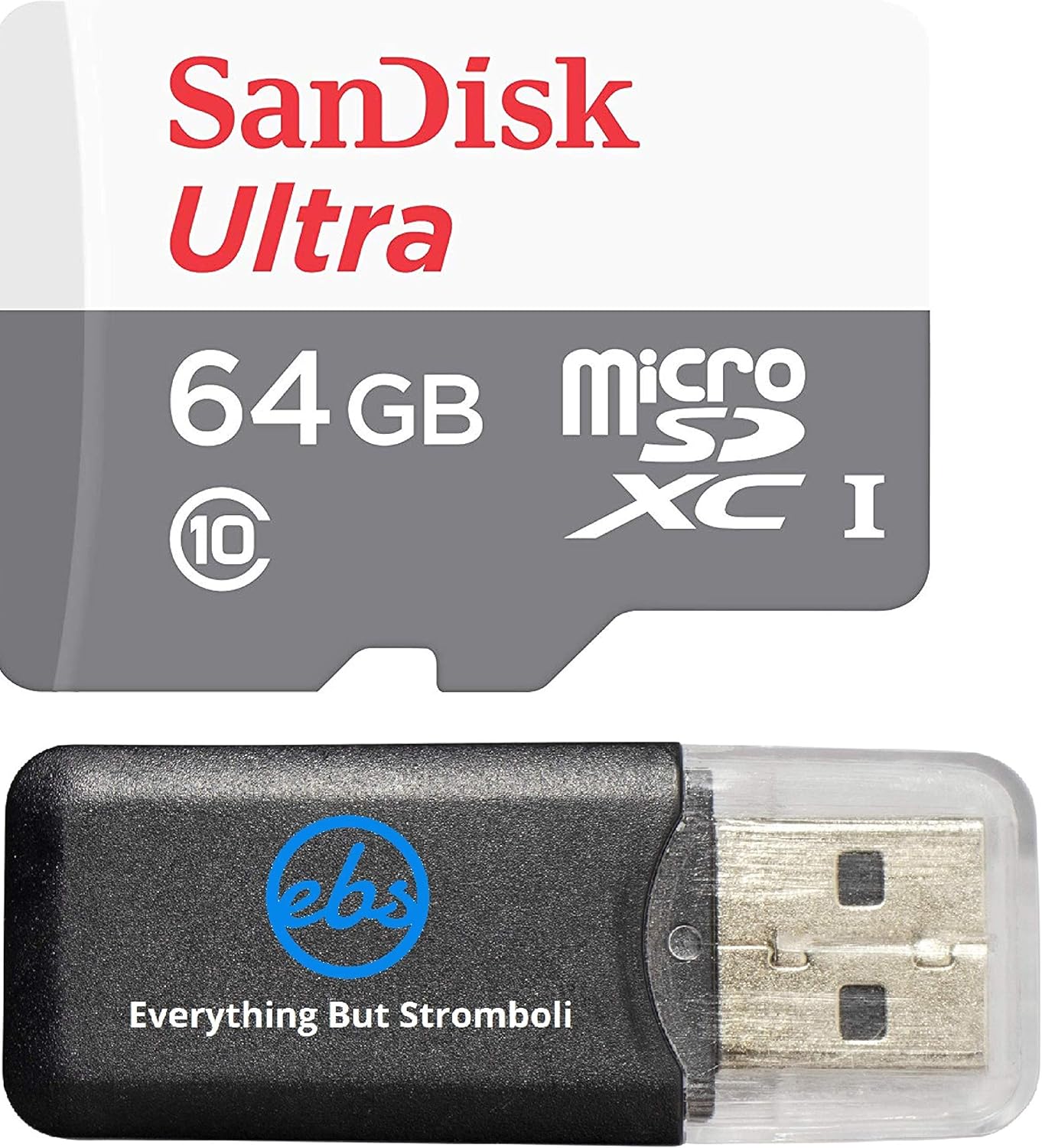 SanDisk 64GB Ultra Memory Card for Samsung Galaxy - Fast Class 10 Speed