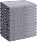 Thick Edgeless Microfiber Cleaning Cloths - Pack of 12