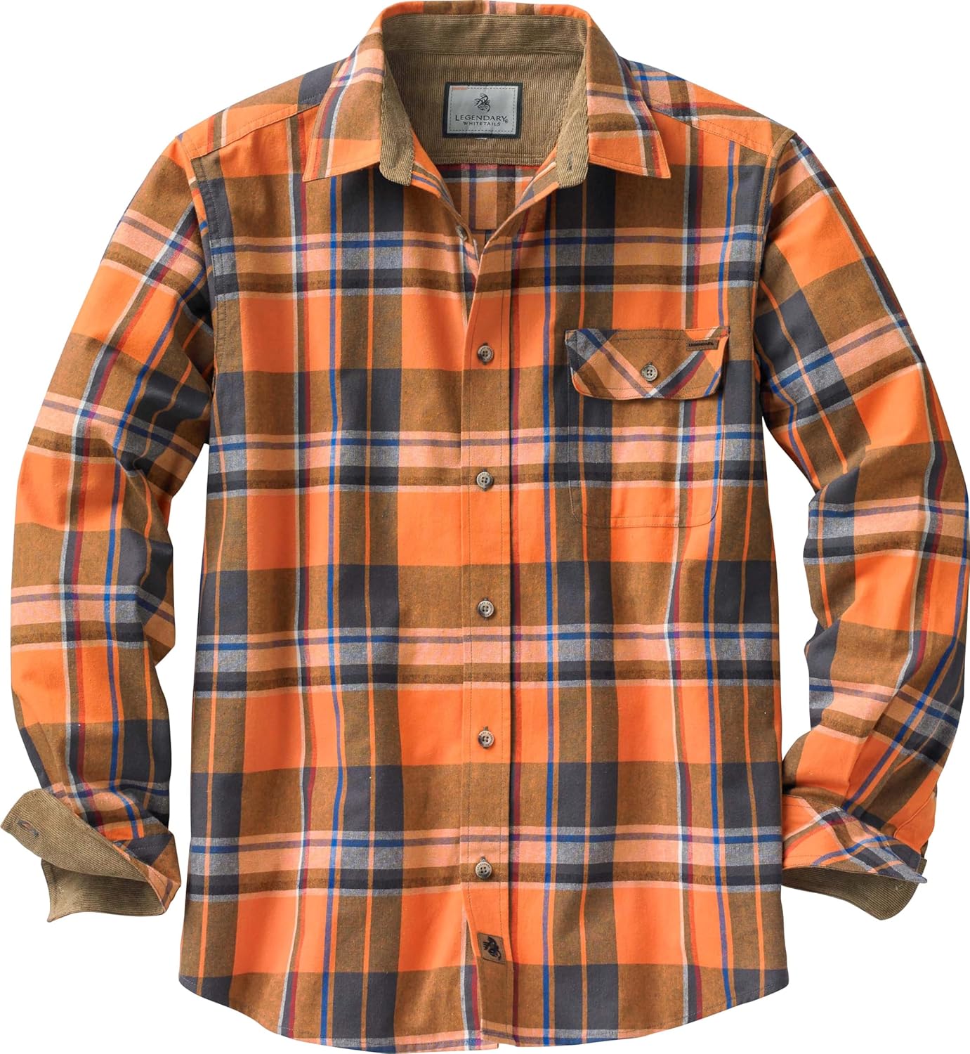 Legendary Whitetails Men's Buck Camp Flannel Shirt for Comfort