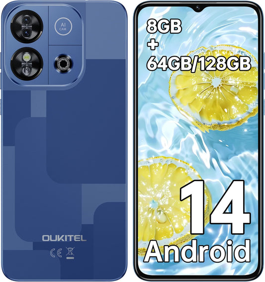 OUKITEL C57S Cell Phone Unlocked - Affordable 8GB RAM Smartphone