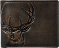 Deer Double ID Bifold Wallet for Men - Full Grain Leather
