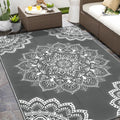 Yamaziot Waterproof Outdoor Rug 6x9 ft for Patio and Camping