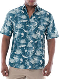 Guy Harvey Men's Short Sleeve Performance Fishing Shirt - Breathable