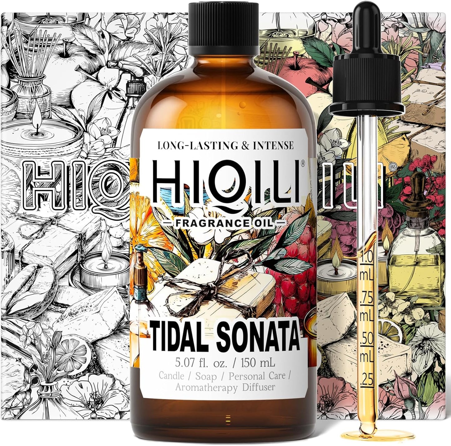 HIQILI Tidal Sonata Fragrance Oil for Diffuser & Candle Making