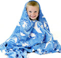Ocean Blanket Glow in the Dark Luminous Ocean Animal Blanket for Kids