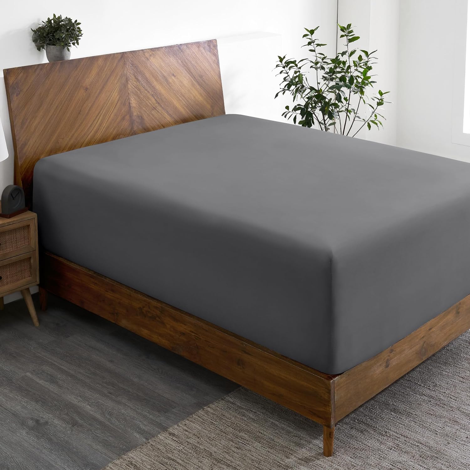 Bare Home King Deep Pocket Fitted Sheet - Ultra-Soft Luxury