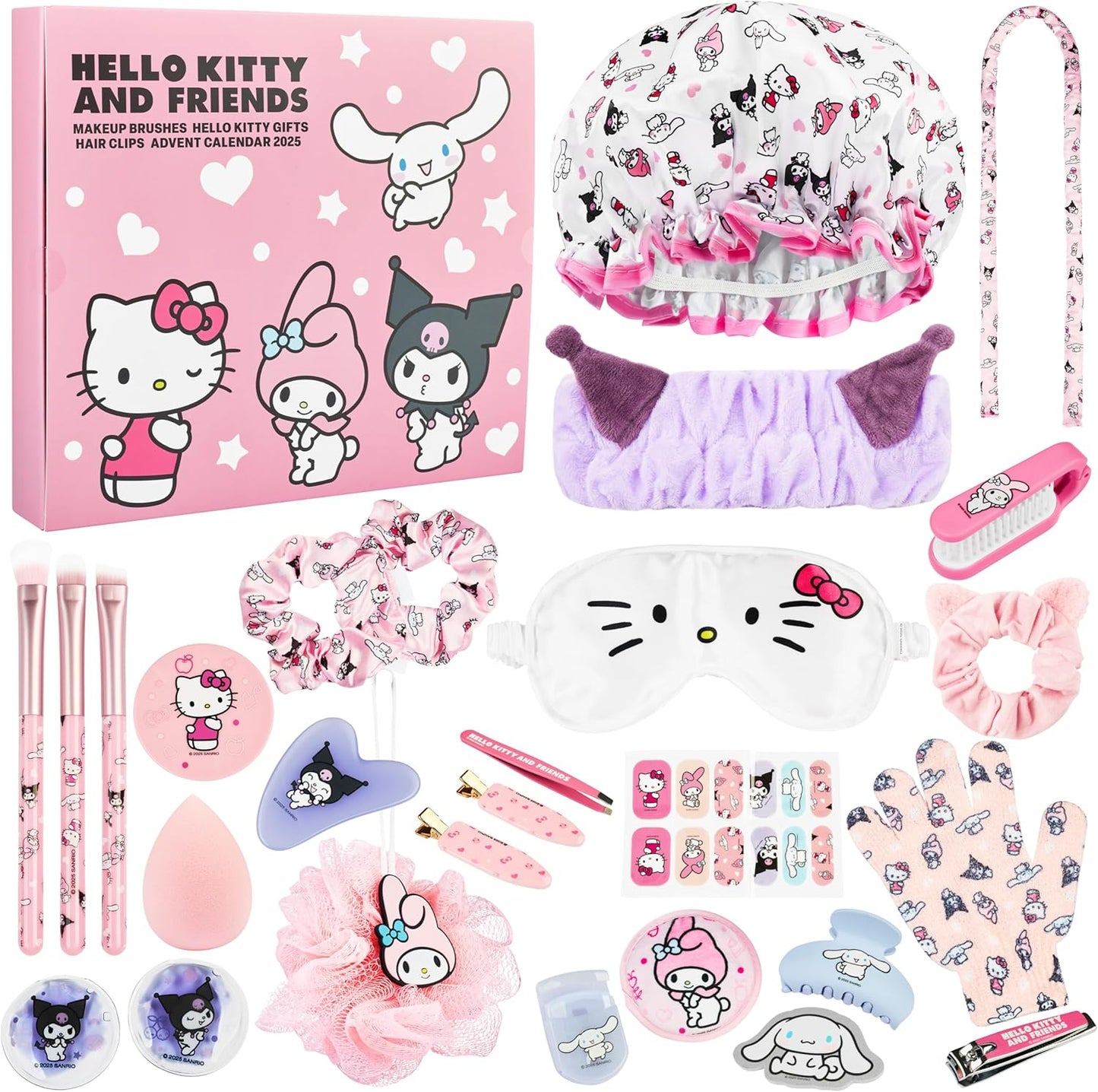 Hello Kitty Advent Calendar 2025 Beauty Gift Set for Teens