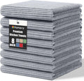 Homaxy Premium Kitchen Towels 18in x 28in 8 Pack - Ultra Absorbent