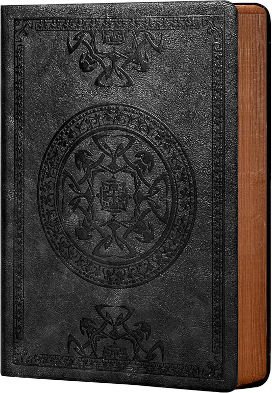 Luxury Leather Men's Journal - Lay Flat Design