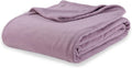 Microfleece King Size Bed Blanket Lavender - Lightweight Cozy