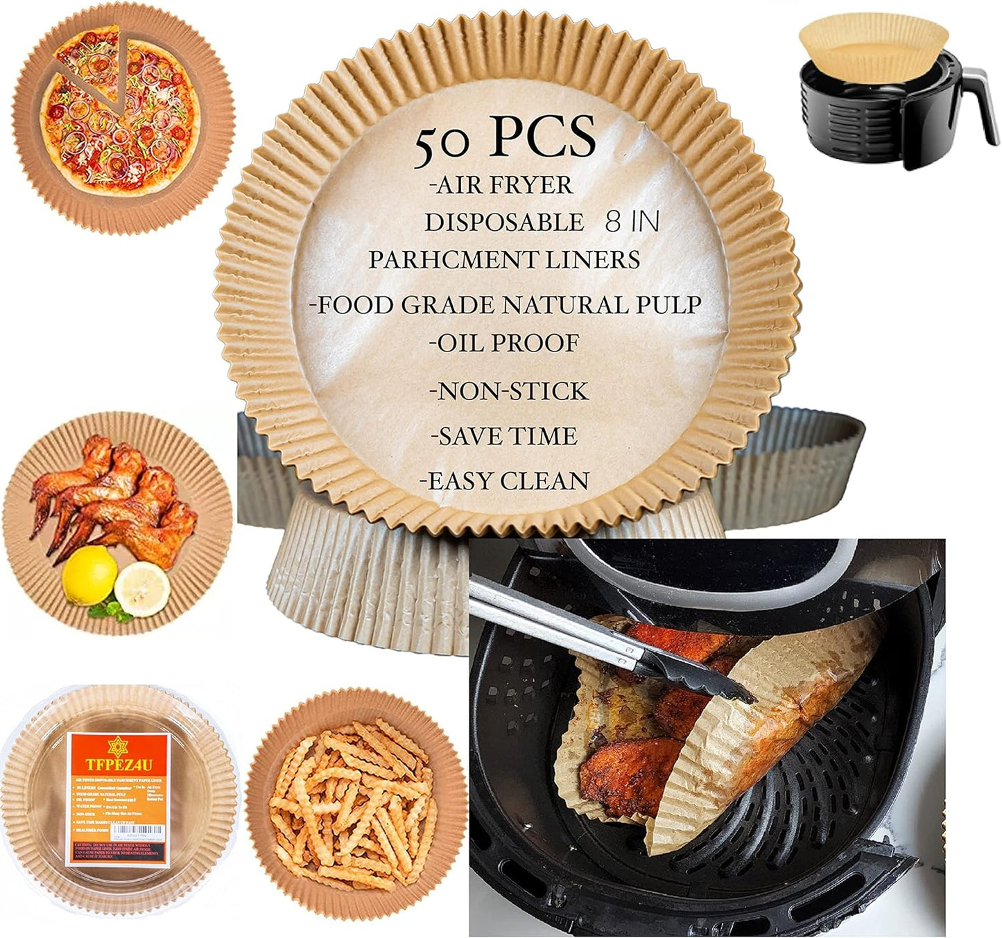 Non-Toxic Air Fryer Liner: Mess-Free Cooking!
