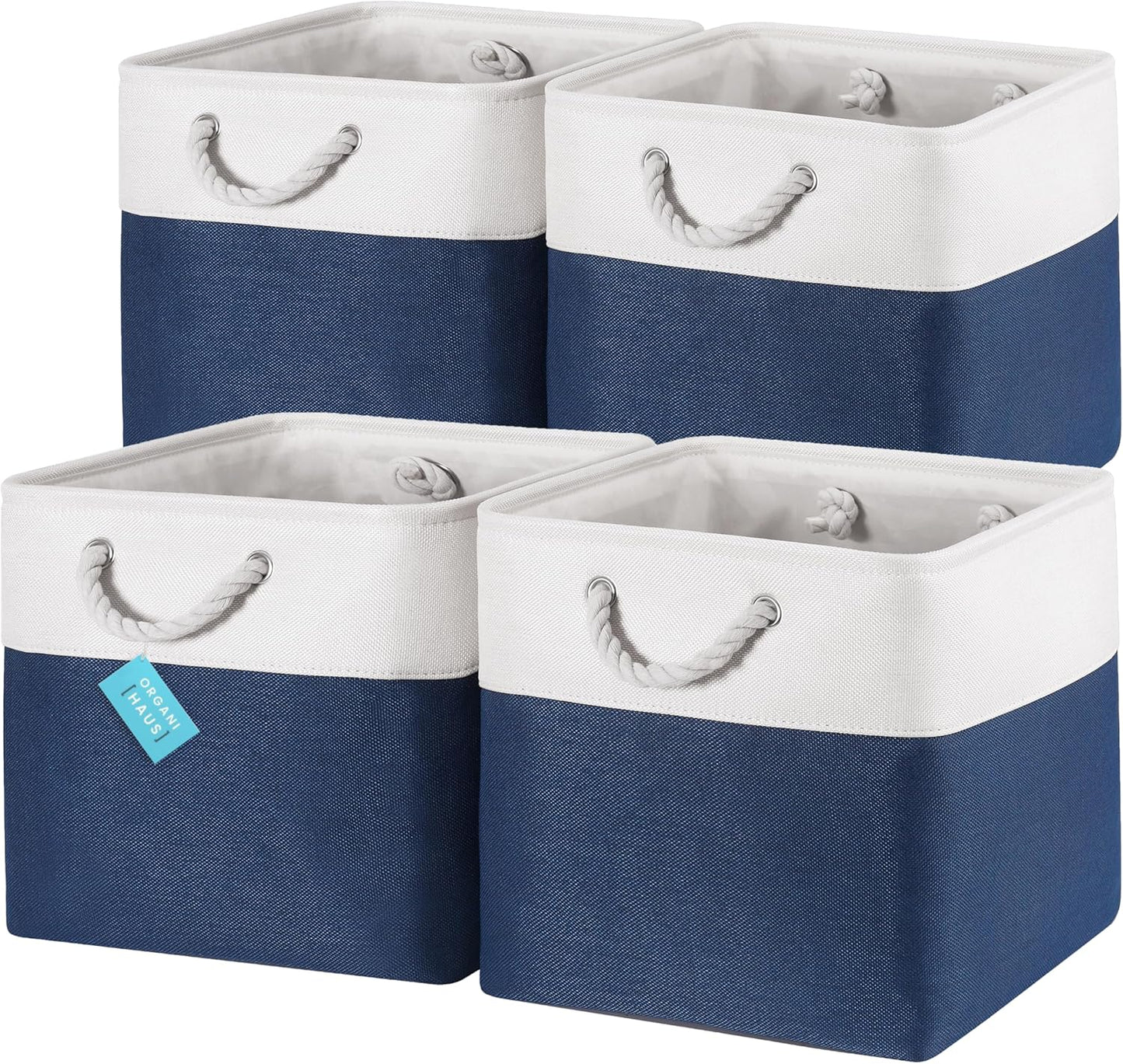 Multipurpose 13x13 Cube Storage Bins for Home Organization