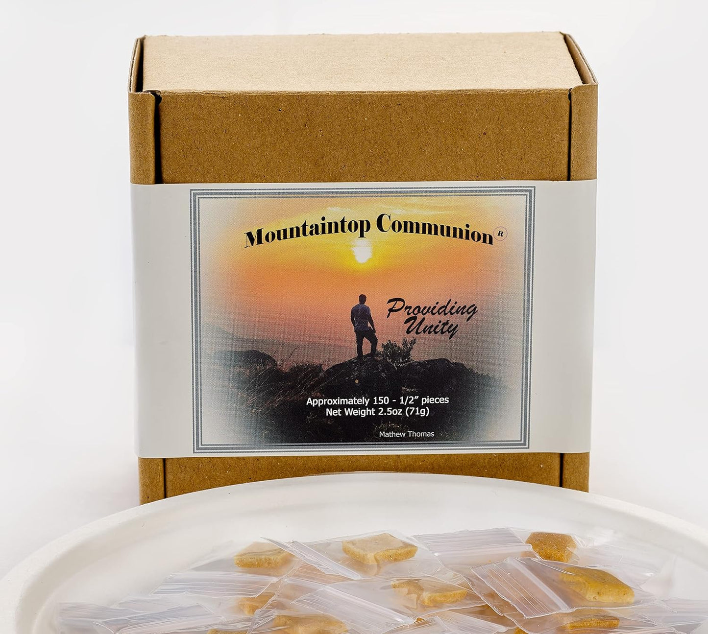 Individually Wrapped Gluten-Free Communion Bread for All Needs