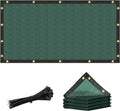 5ft x 17ft Green Custom Size Shade Cloth with Grommets - 90% Sunblock