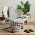 FOCO NFL Team Color Big Logo Cloud Sherpa Blanket - Cozy Team Throw