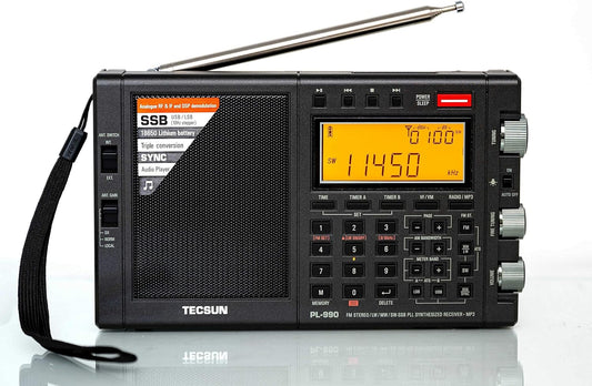 Tecsun PL990 Digital Worldband Radio with MP3 Player Features