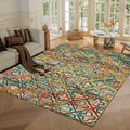 RUGSURE Washable Area Rugs - Perfect for Living Room & Bedroom