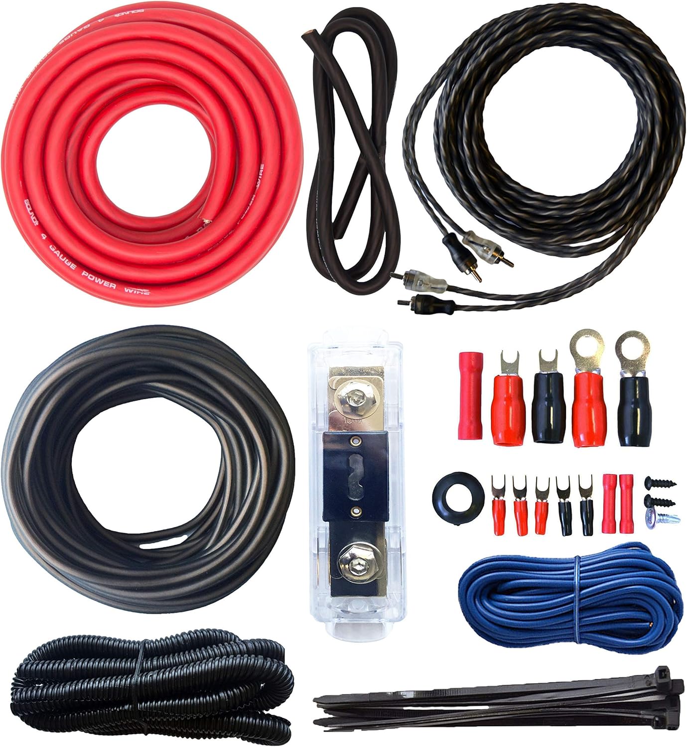 SoundBox TCK4 Complete 0 GA Copper Amplifier Wiring Kit Review