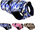 Dog Cooling Vest Blue Medium - 2-Layer Microfiber Cooling