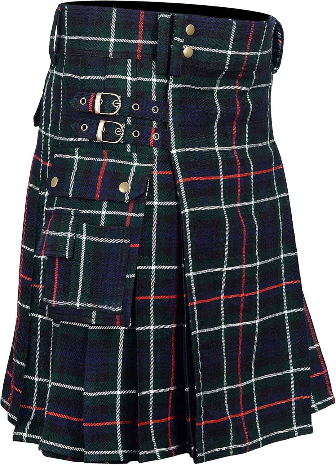 Tartan Utility Kilts for Men - Comfortable 8 Yard Design