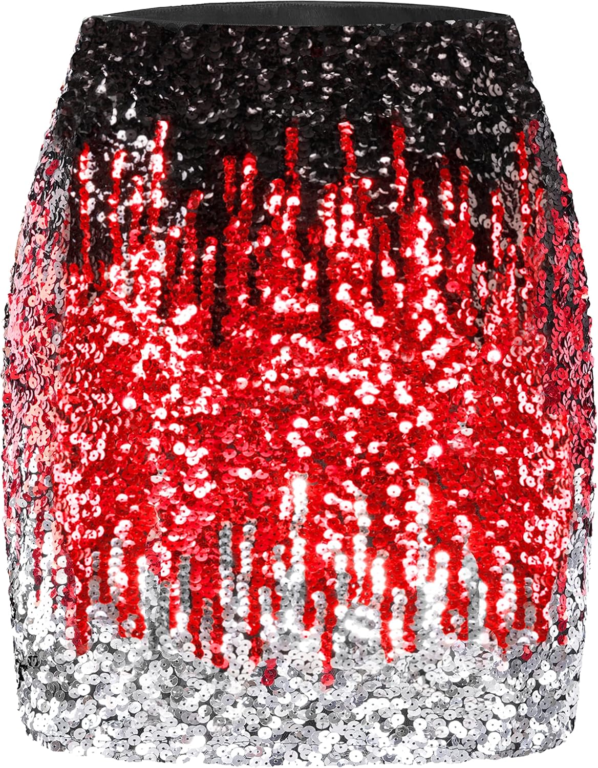 MANER Women's Sequin Skirt for Night Out Party and Events