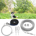 Dog Tie Out Cable 200ft Trolley Runner for Dogs up to 250lbs