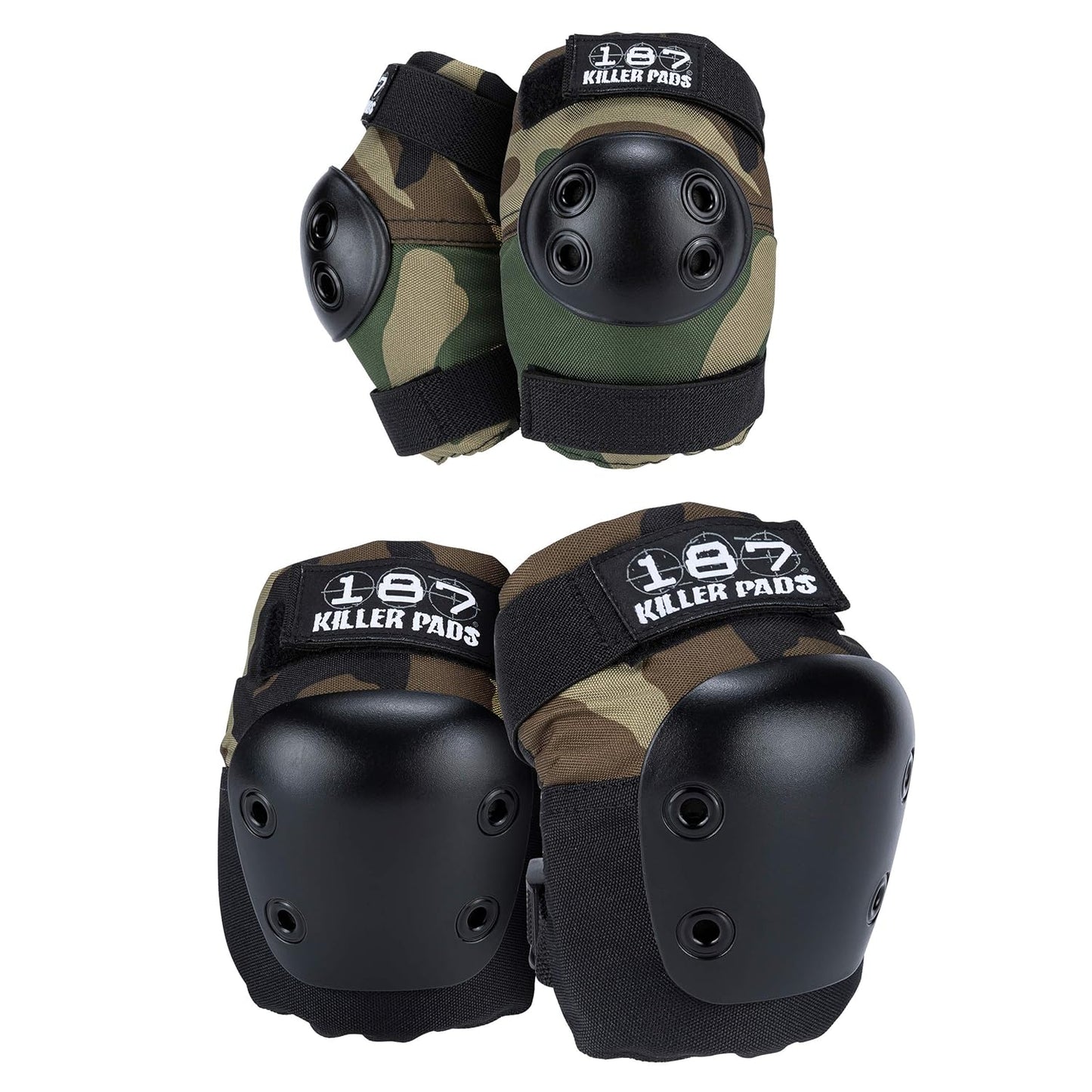 187 Killer Pads Knee and Elbow Pads Combo Pack for Comfort