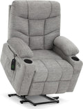 Power Lift Recliner Chair with Extended Footrest - Easy Stand Assist