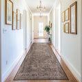 Boho Runner Rug 2x8 ft - Washable Non-Slip Hallway Carpet Runner
