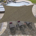 Rectangle Sun Shade Sail 10 x 13 ft - UV Blocking Patio Canopy