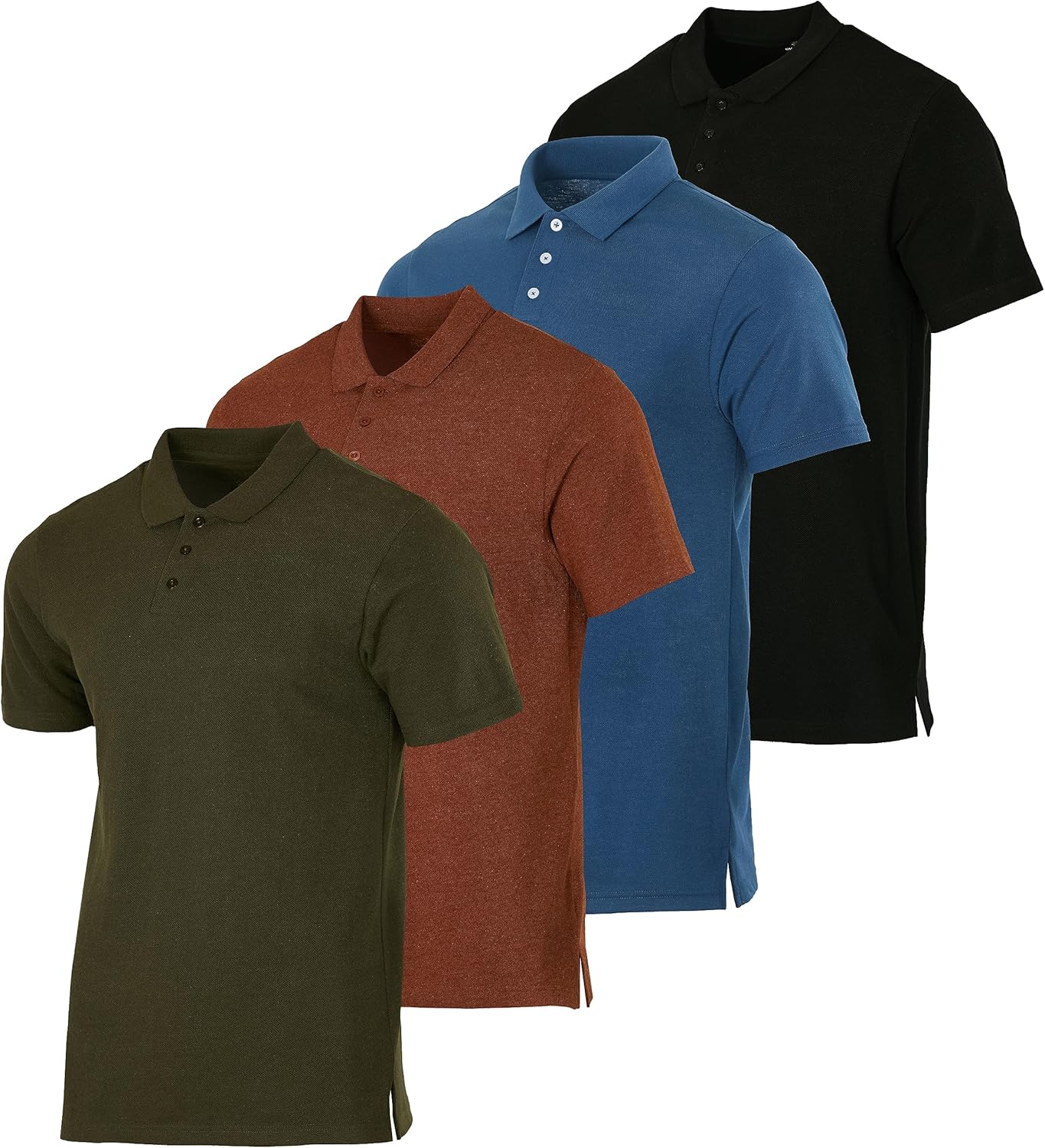 Real Essentials Men's Cotton Pique Short Sleeve Polo Shirt Review